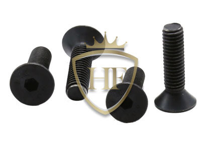 Black Hex Flate head Bolt